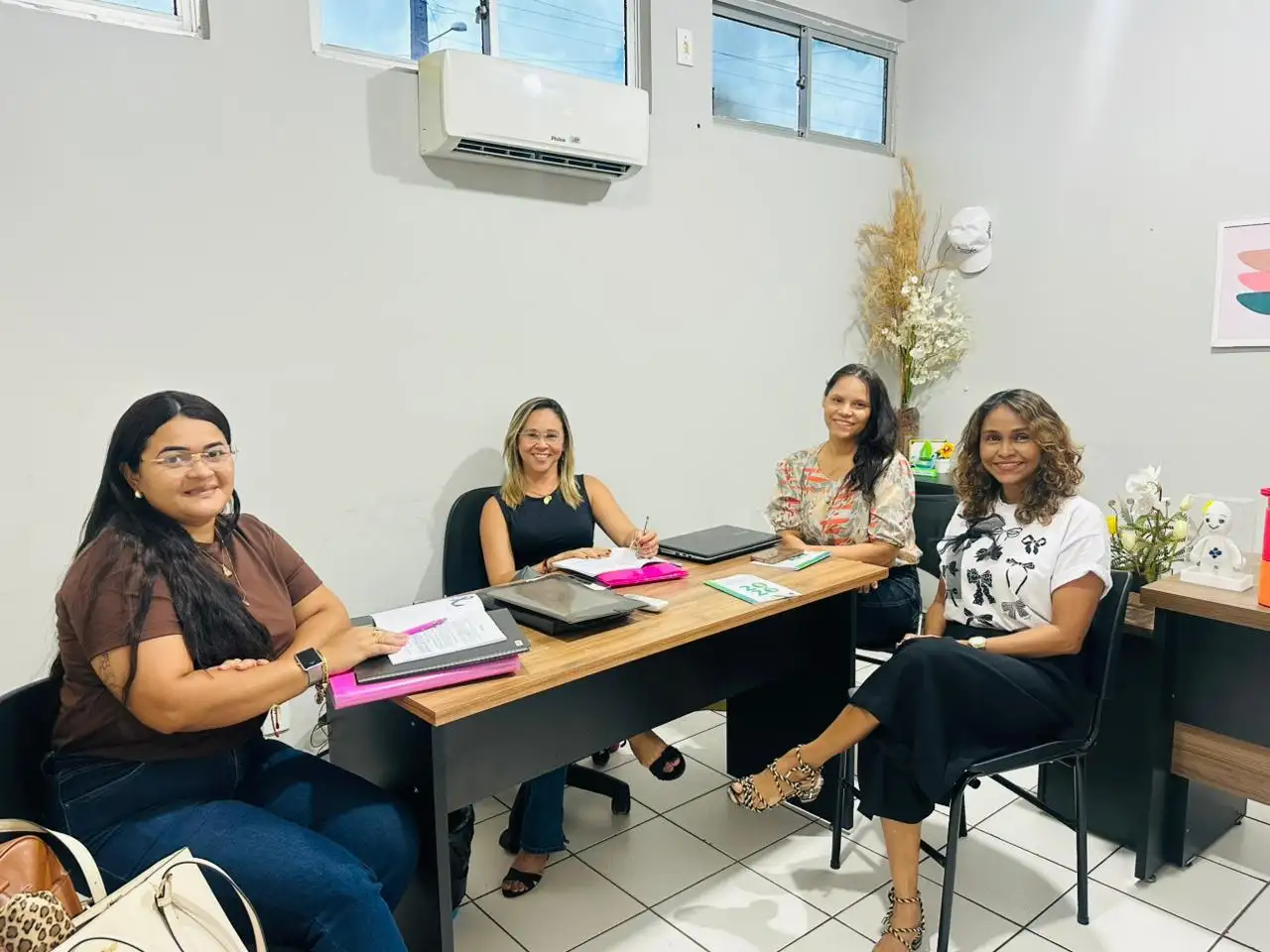 Foto 1 – Reunião de Planejamento do Programa Saúde na Escola (PSE)