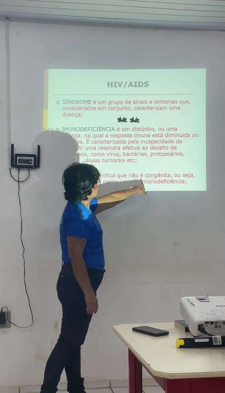 Foto 4 – Educação em Saúde na Escola Ribamar: formando multiplicadores de conhecimento e prevenção 👥✨