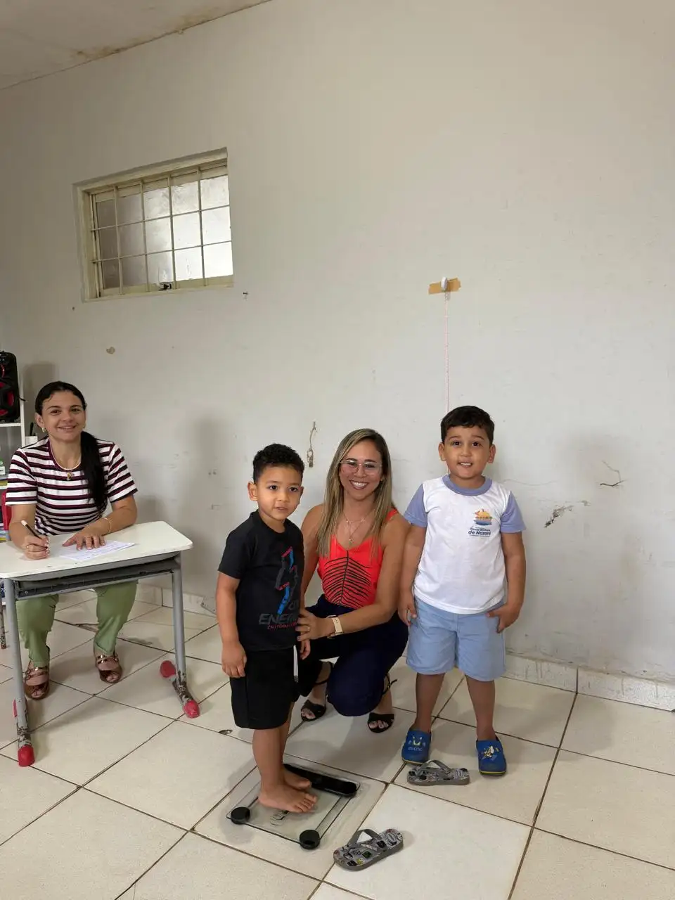 Foto 11 – Avaliação Antropométrica nas Escolas📏