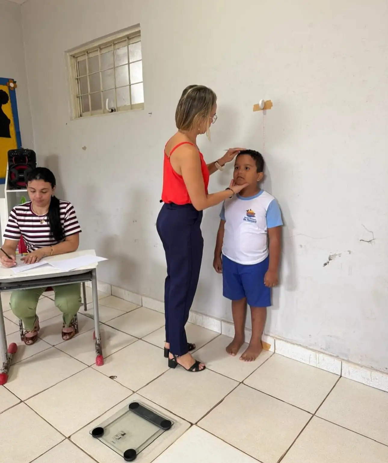 Foto 1 – Avaliação Antropométrica e Ação de Combate à Dengue nas Escolas