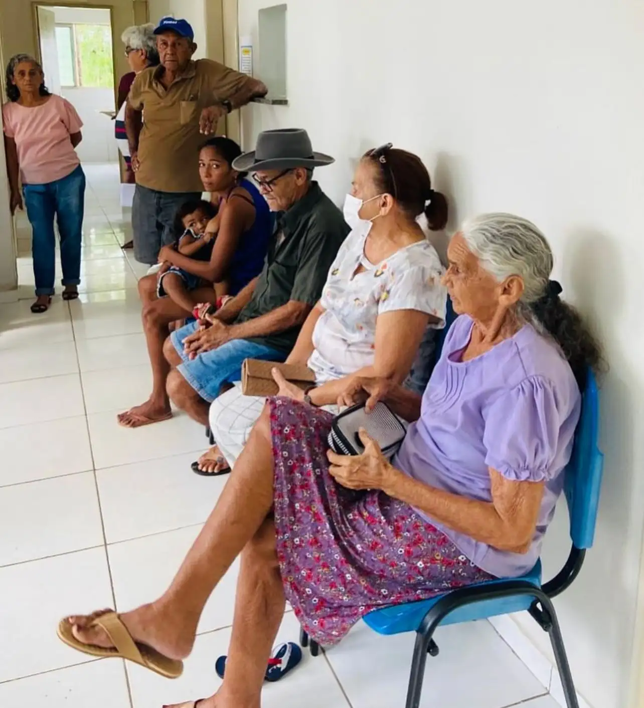 Foto 1 – A Campanha Nacional de Vacinação contra a Gripe já começou na UBS Miguel Saraiva de Moura!💉🏥
