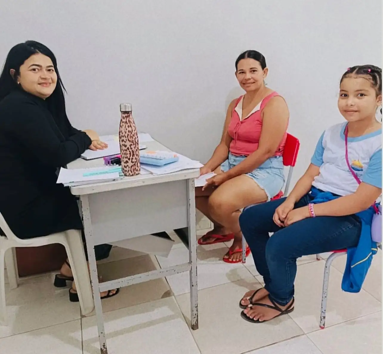 Foto 4 – Atendimento Nutricional na Escola Municipal Félix Soares 🏫
