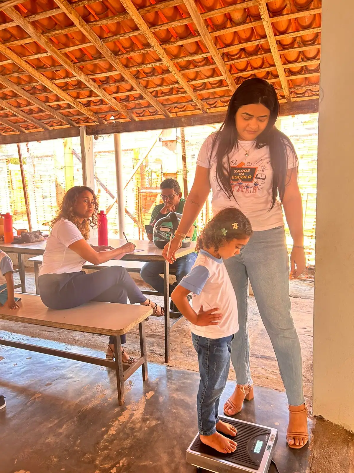 O Programa Saúde na Escola está on! 📏