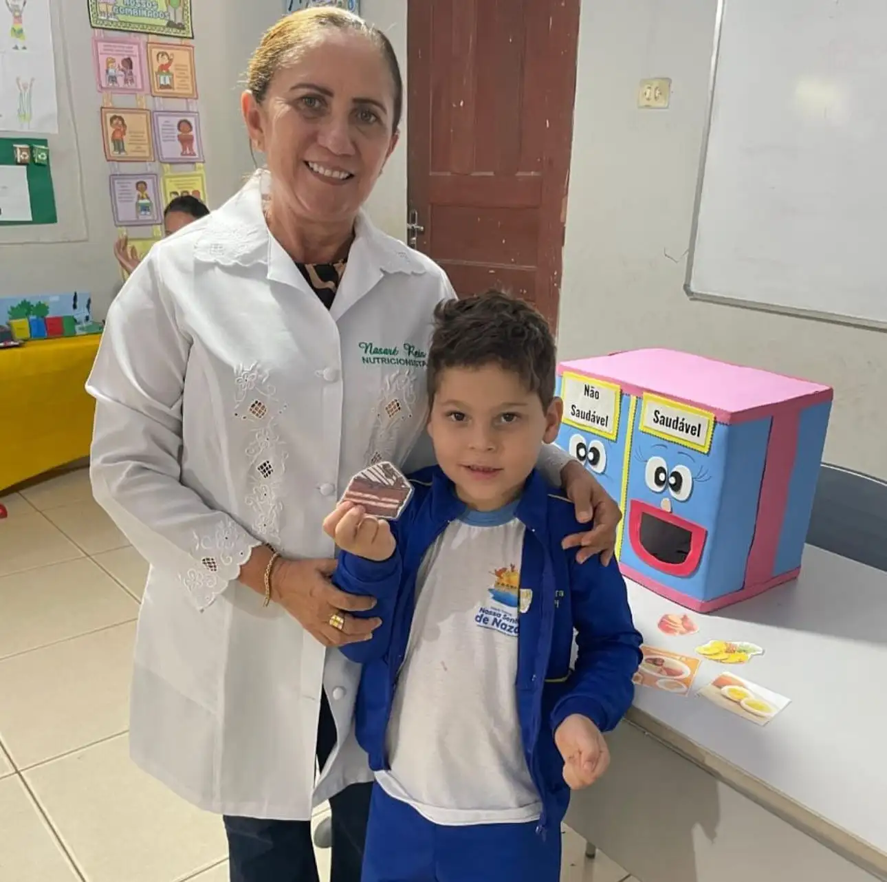 Foto 1 – Atividade Educativa na Escola José Fortes