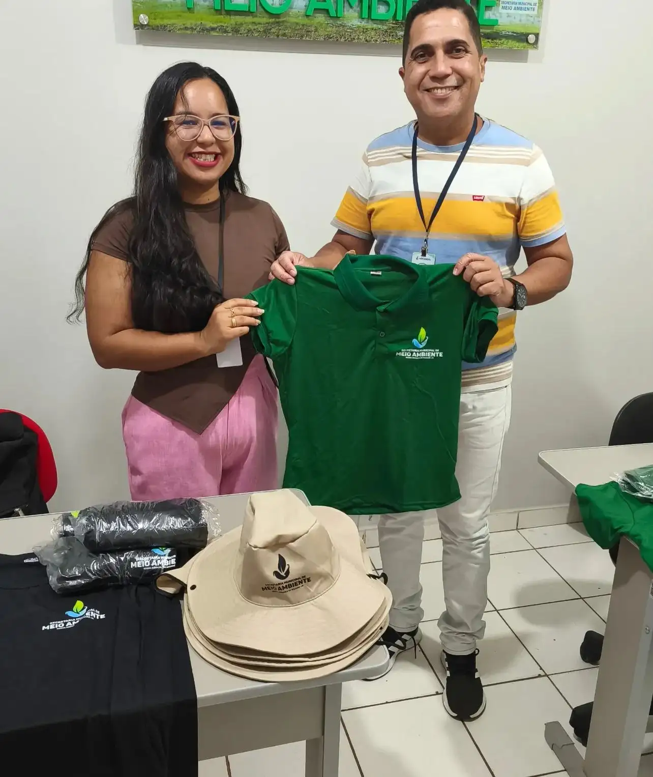 Foto 1 – Novidade na Secretaria Municipal de Meio Ambiente! 🌱