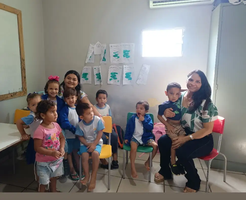 Foto 3 – Programa Saúde na Escola realiza aplicação dos Marcadores de Consumo Alimentar no CETI Profª Mariinha Andrade e Silva .