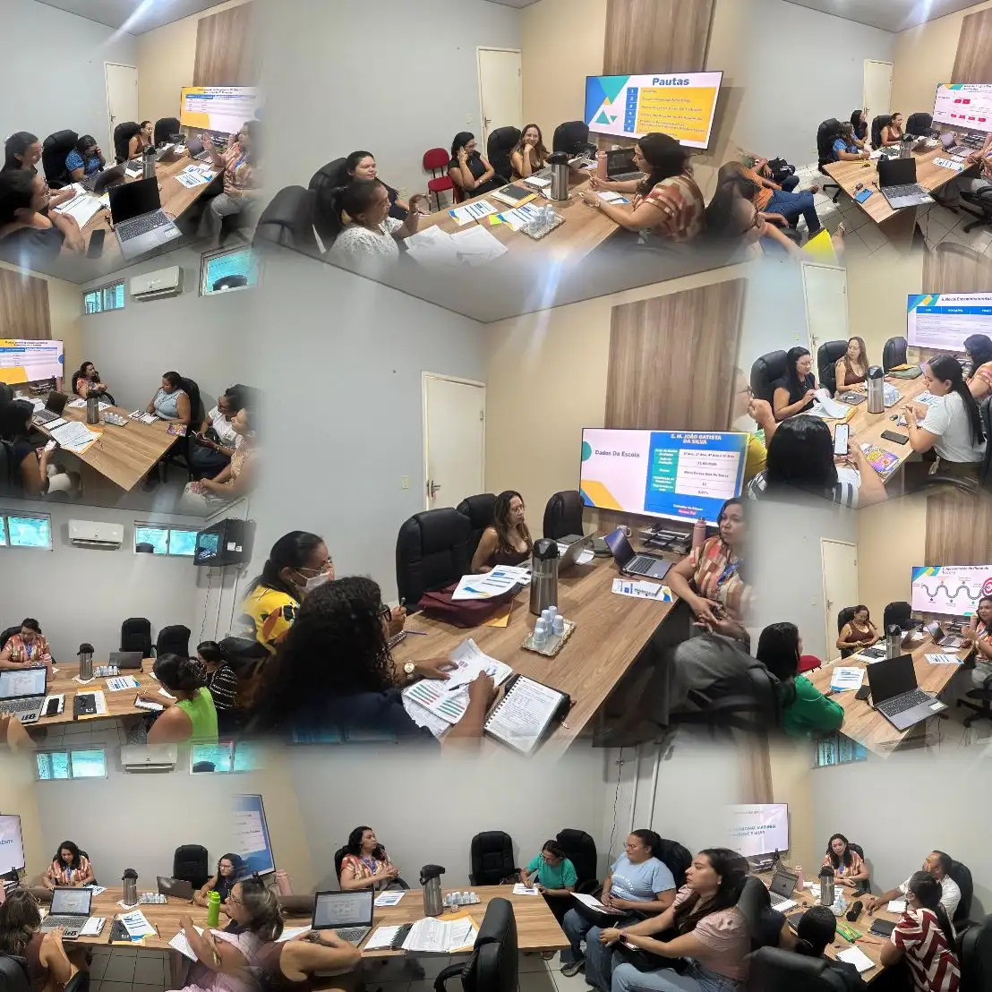 1ª reunião gerencial com a Educar .