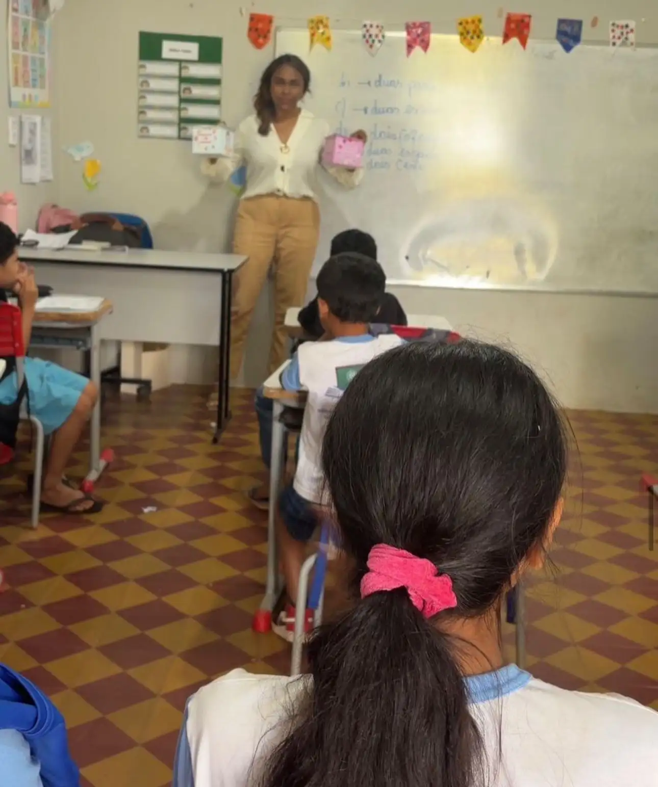Promoção da saúde e da alimentação saudável na Escola Municipal Joaquim Machado .