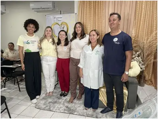 Entrega de enxovais durante o Agosto Dourado